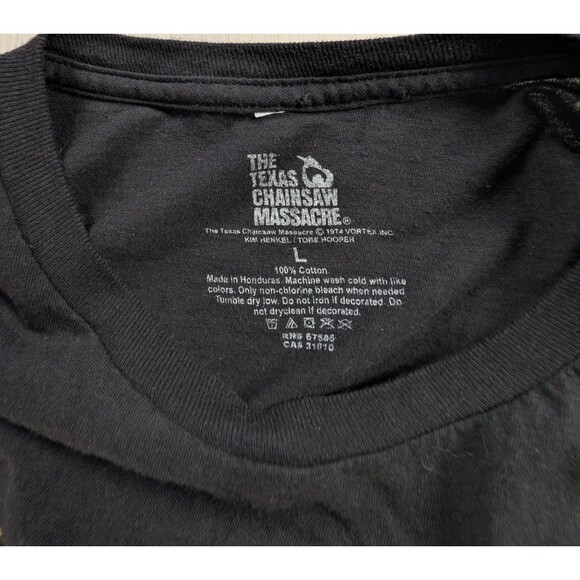 Texas Chainsaw Massacre Shirt Mens Large Black Horror Scary Movie Tee Jason Lg - Picture 7 of 8